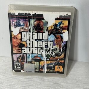 Grand Theft Auto V GTA 5 Sony PlayStation 3 PS3 Game Disc and Case